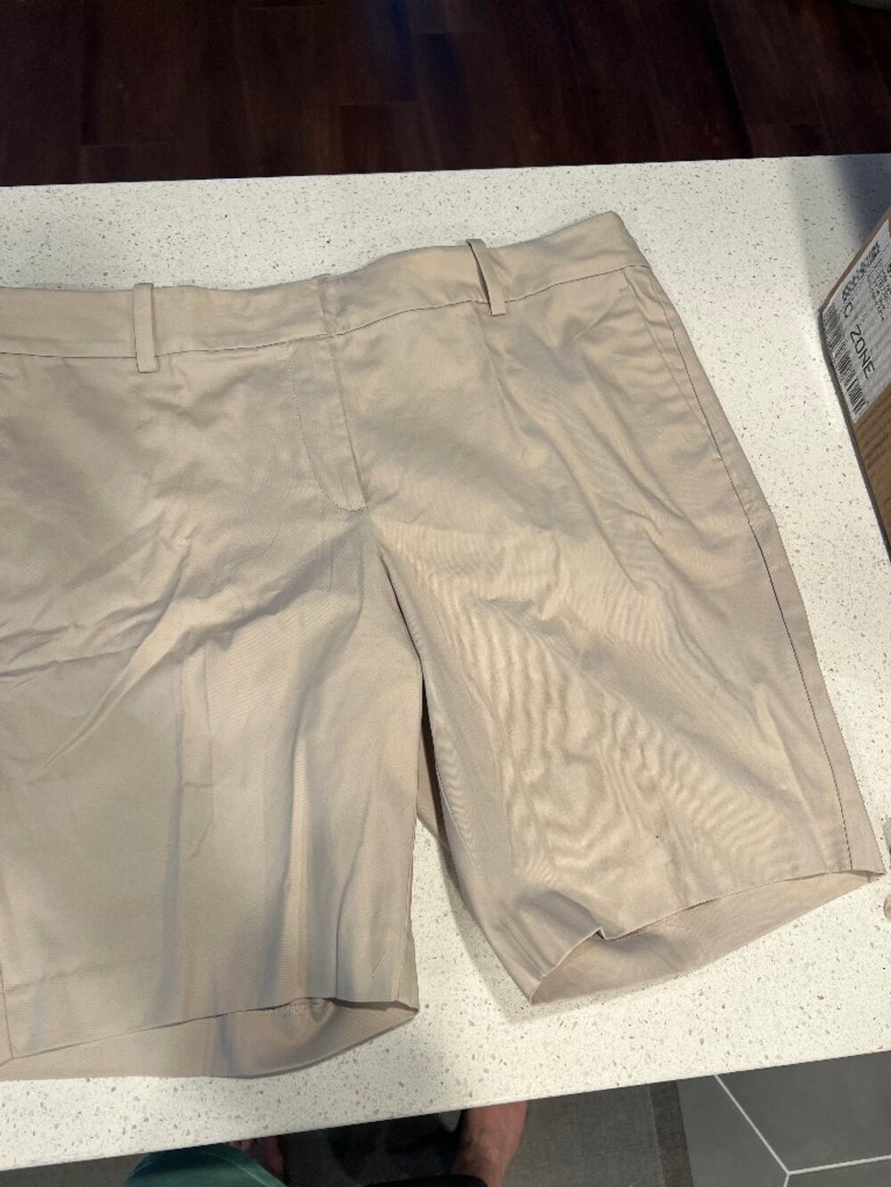Ann Taylor Factory 10" twill birch branch shorts size 16--new with tags!